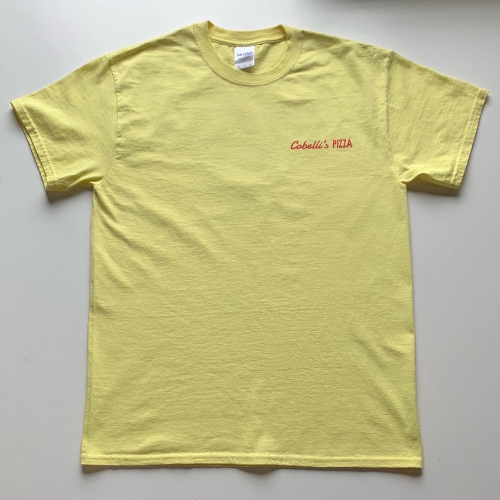 Regular random pizza place T-shirt, EUC